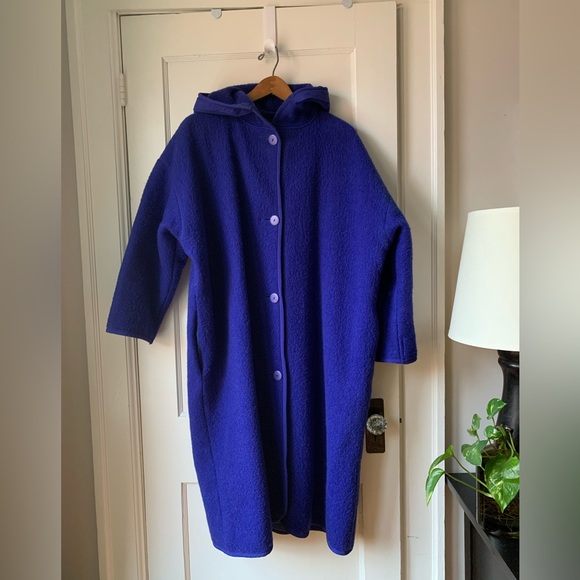 Full-Length Vintage 100% Wool Coat - Picture 1 of 5